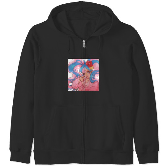 Discover FairyType Miku Zip Hoodies