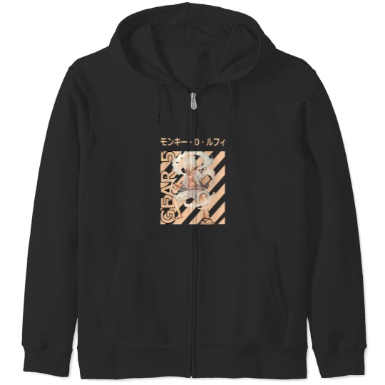 Discover Gear 5 Luffy Character Zip Hoodies