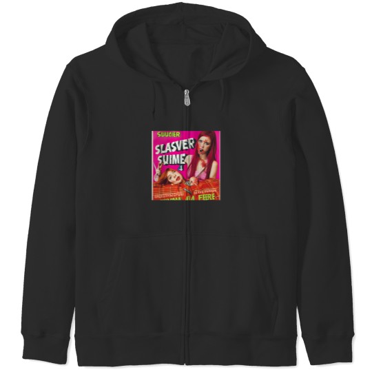 Discover Sleepover Party Massacre 4 She Stabs Back Zip Hoodies