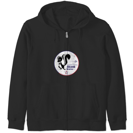 Discover Lockheed Martin Skunk Works USAF Zip Hoodies