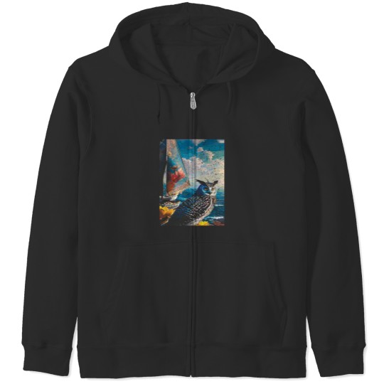 Discover Azure Zip Hoodies