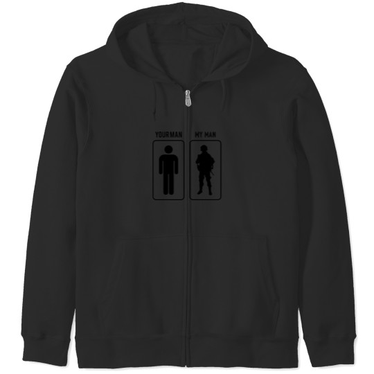 Discover Your Man My Man Military Patriotss And Veteran 3718 Zip Hoodies