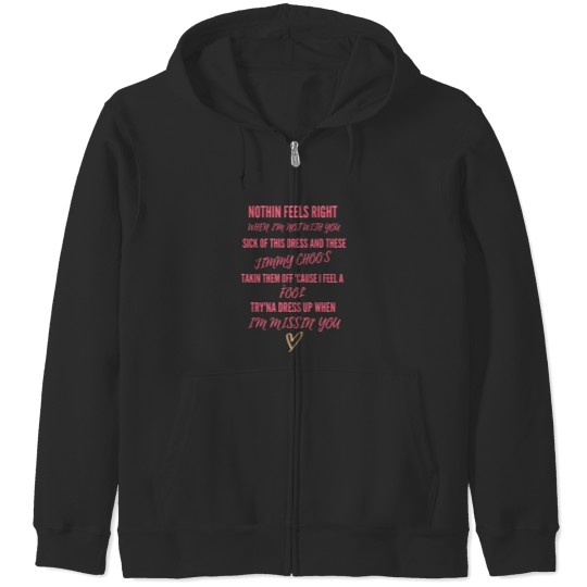 Discover TShontelle-song lyrics Fitted Scoop Zip Hoodies