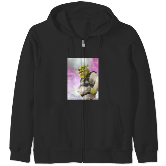 Discover Shrek Fan Cam Long Zip Hoodies