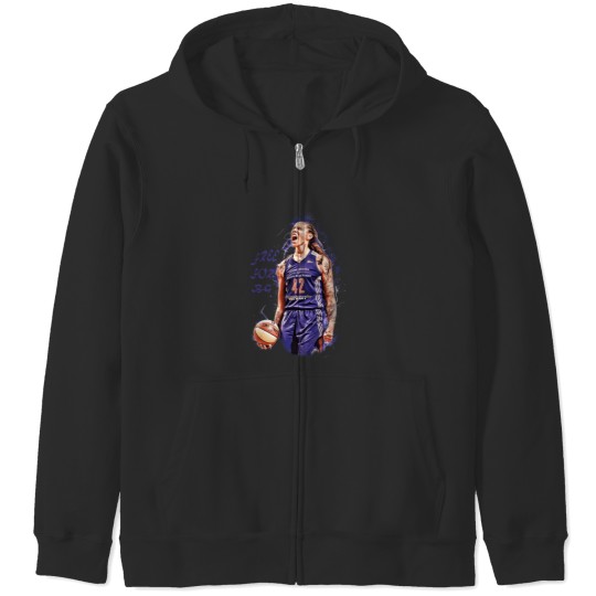 Discover Brittney Griner gratuit pour B.G Joueur de basket-ball américain Support gratuit Brittney Griner Ess Zip Hoodies