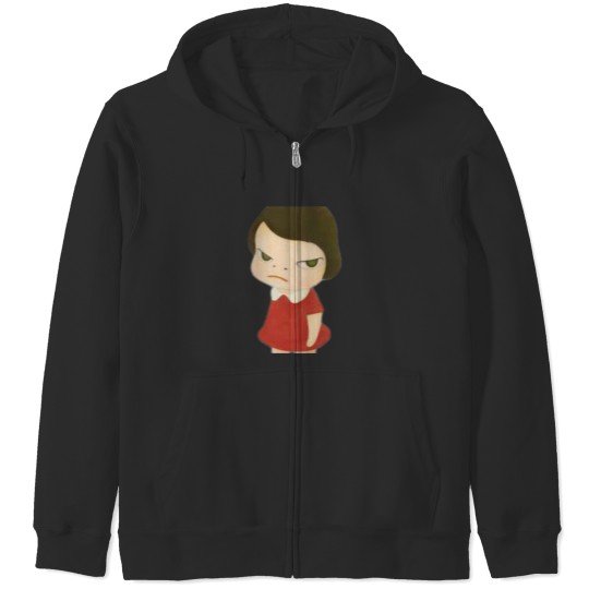 Discover yoshimoto nara art Zip Hoodies