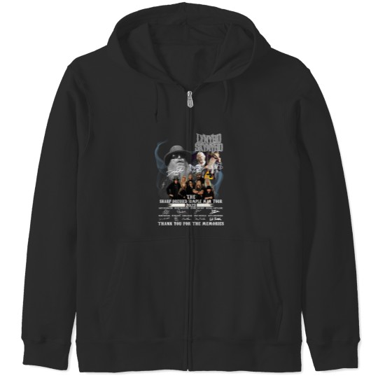 Discover The sharp dressed simple man tour zz top lynyrd skynyrd signatures 2023 Zip Hoodies
