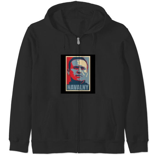 Discover Alexei Navalny Graphic Zip Hoodies, Alexei Navalny 1976-2024 Zip Hoodies