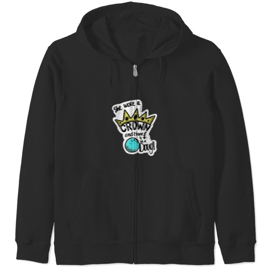 Discover She wore a crown and came down in a bubble, Doug! Zip Hoodies