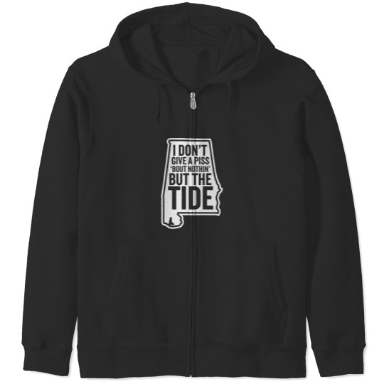 Discover I Don't Give A Piss About Nothing But The Tide - Albm Football Zip Hoodies