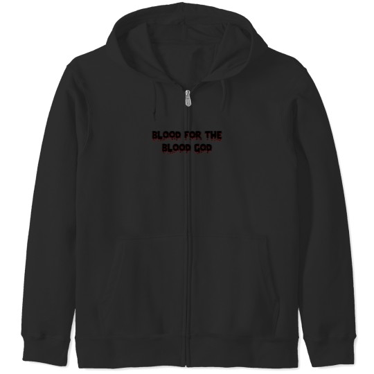 Discover Blood For The Blood God (Technoblade) Zip Hoodies
