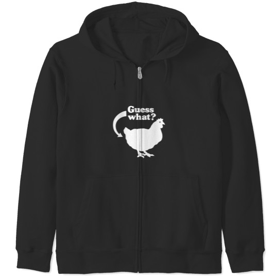 Discover CHICKEN BUTT Zip Hoodies