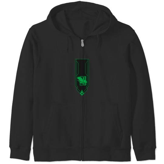 Discover Clan Jade Falcon Insignia Zip Hoodies