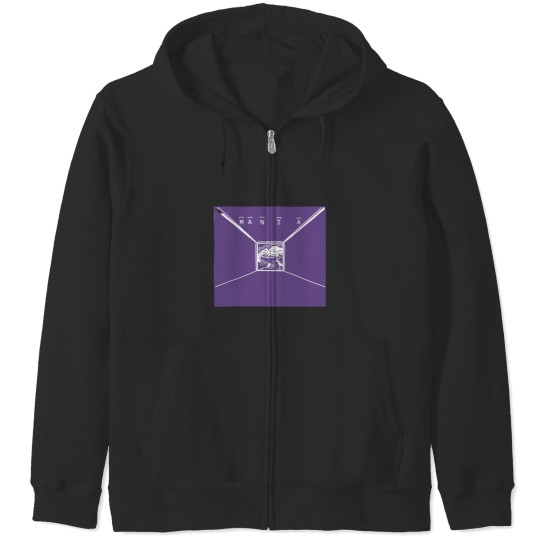 Discover insomniac Sticker Riptide Pirates Aromantic Pride Zip Hoodies