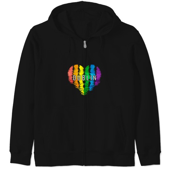 Discover Dublin Gay Pride Zip Hoodies
