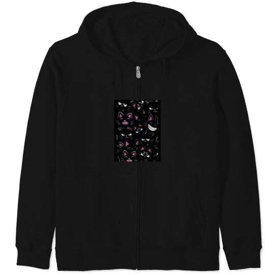 Discover Snowshoe Siamese Cat Graphic(1) Zip Hoodies