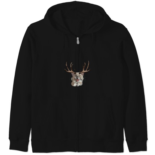 Discover Snowshoe Siamese Cat Graphic(1) Zip Hoodies