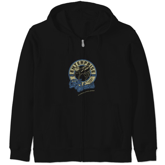 Discover Enterprise Boll Weevils Zip Hoodies