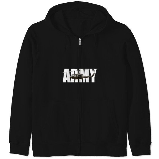 Discover The Bell Uh1H Iroquois Zip Hoodies