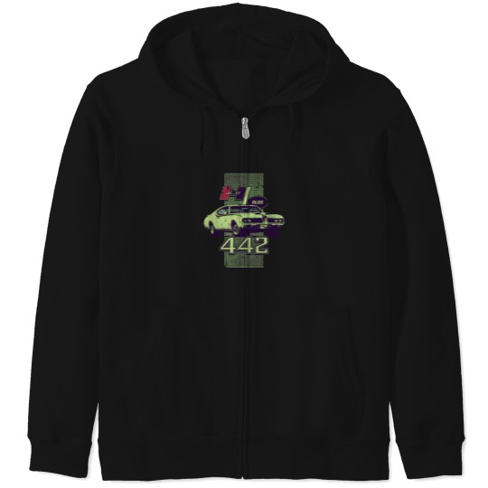 Discover 1969 Hurst-Olds 442 Zip Hoodies