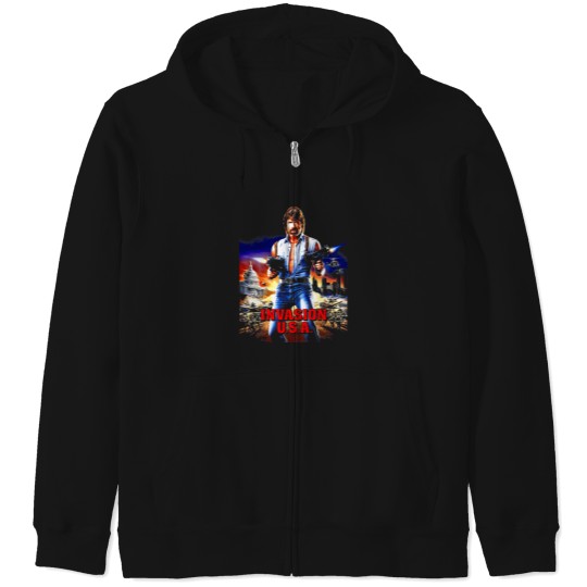 Discover Invasion Usa Active Zip Hoodies