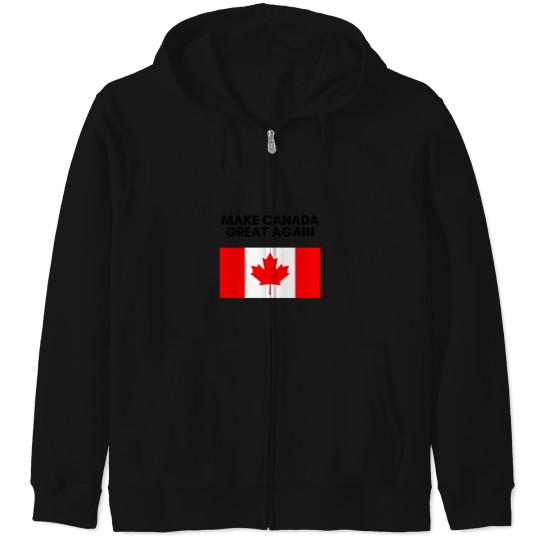 Discover Make Canada Great Again Zip Hoodies