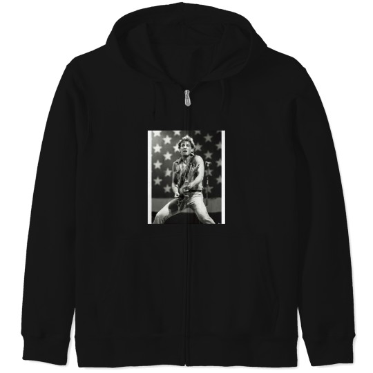 Discover Bruce Springsteen T-ShirtBruce Springsteen Five T-Shirt_by Salsabilaaliyuna_ (Copy) Zip Hoodies