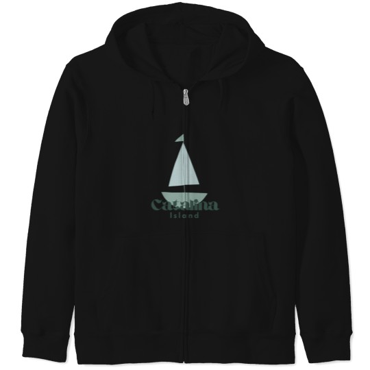 Discover Catalina Island California, all profit supports ocean conservation LionsCity Zip Hoodies