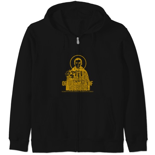 Discover catholicism gold st gabriel of our lady of sorrows saint Zip Hoodies