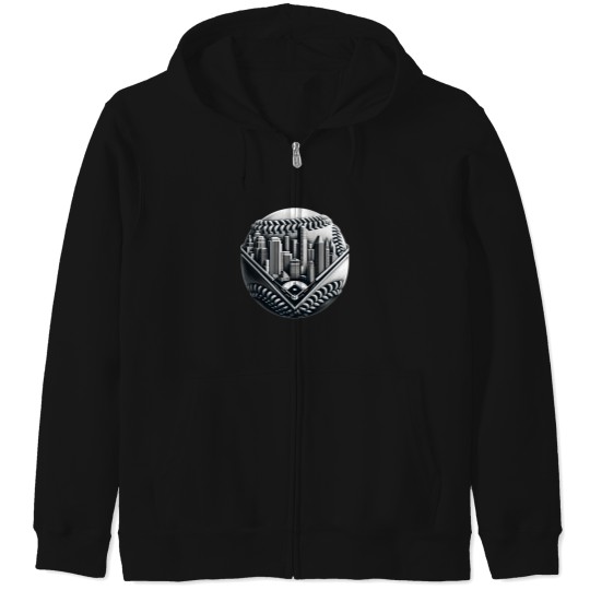 Discover Urban Pitch Miami Skyline Zip Hoodies