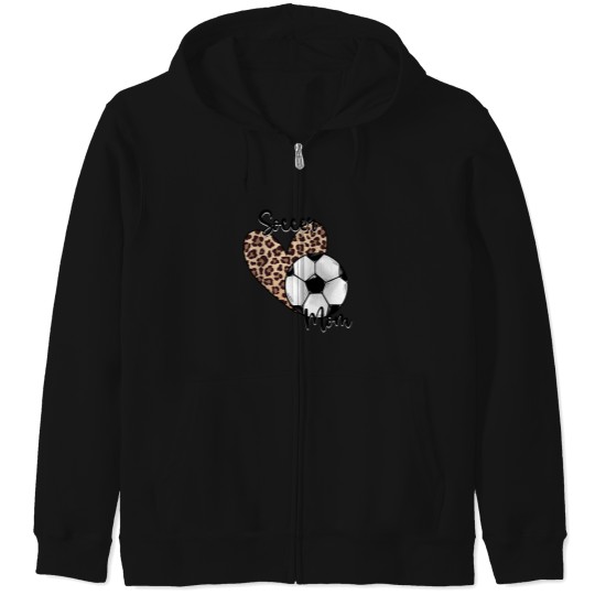 Discover Soccer Mom Gift For Soccer Lovers Players And Coaches Zip Hoodies