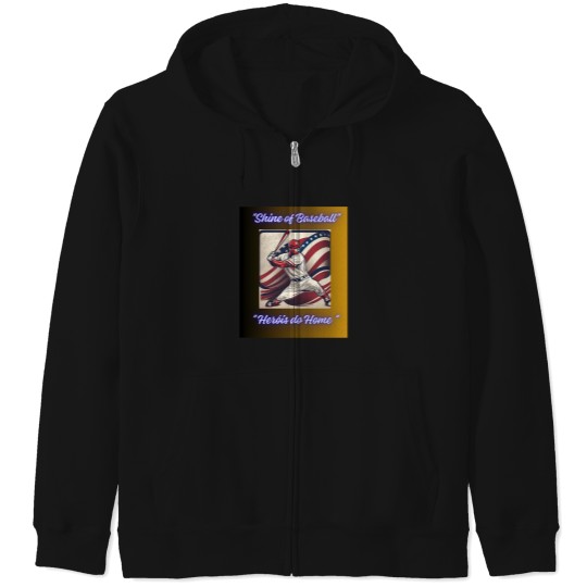 Discover Perfect Concentration In Baseball Zip Hoodies
