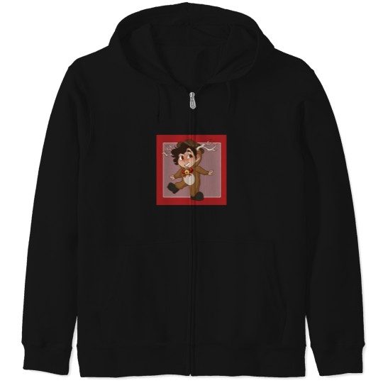 Discover Illinois Holiday Reindeer Zip Hoodies
