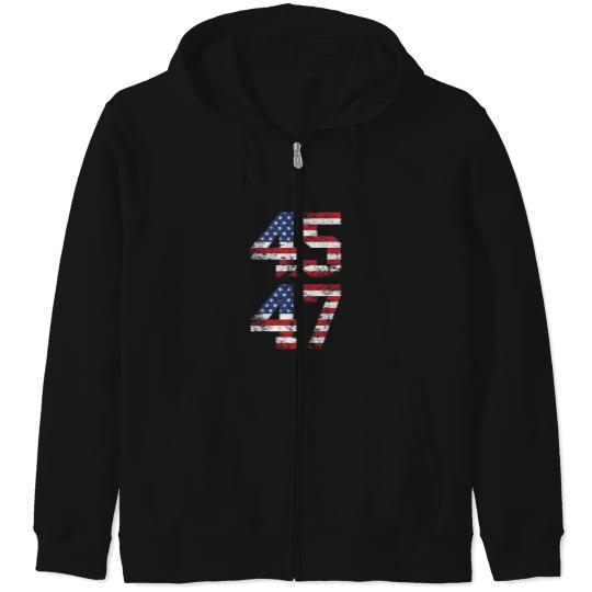 Discover Trump 2024 Zip Hoodies - Supporter Gift