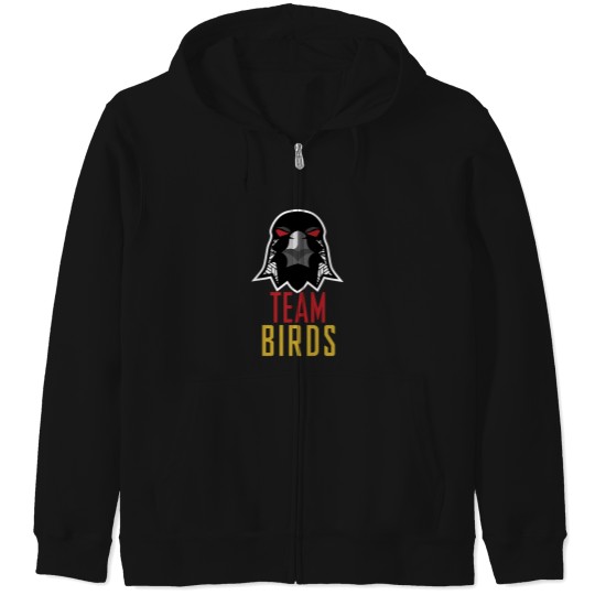 Discover Angry Team Birds Zip Hoodies