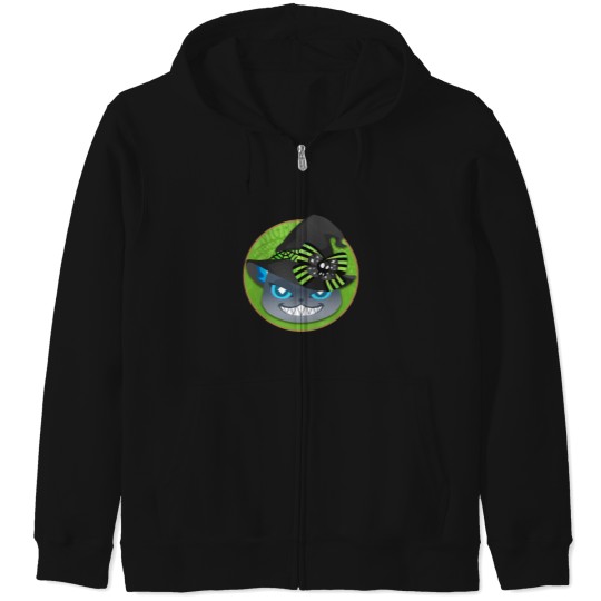 Discover Halloween Grim Twisted Wonderland Zip Hoodies