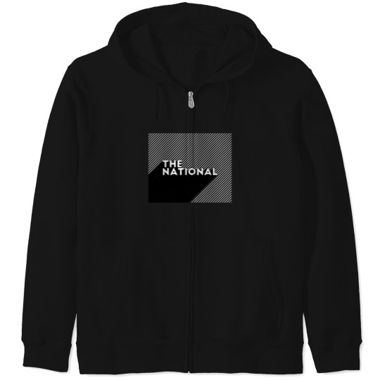 Discover The National Band Logo Zip Hoodies