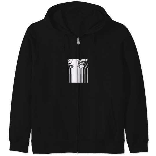 Discover Anime Manga Eyes Streetwear Zip Hoodie - Anime Gift