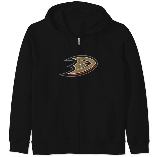 Discover Anaheim Ducks Logo Zip Hoodies