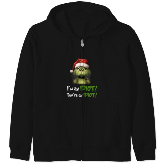 Discover funny character Christmas Zip Hoodies