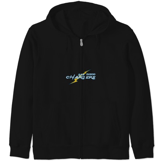 Discover Vintage-Styled San Diego Chargers Zip Hoodies