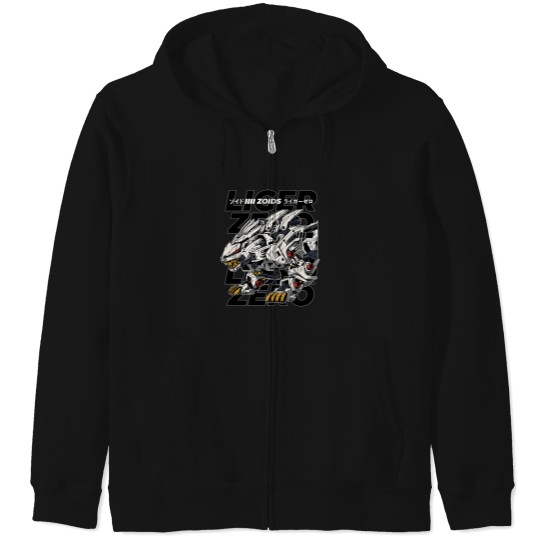 Discover Zoids Liger Zero Fan Art 2828 Zip Hoodies