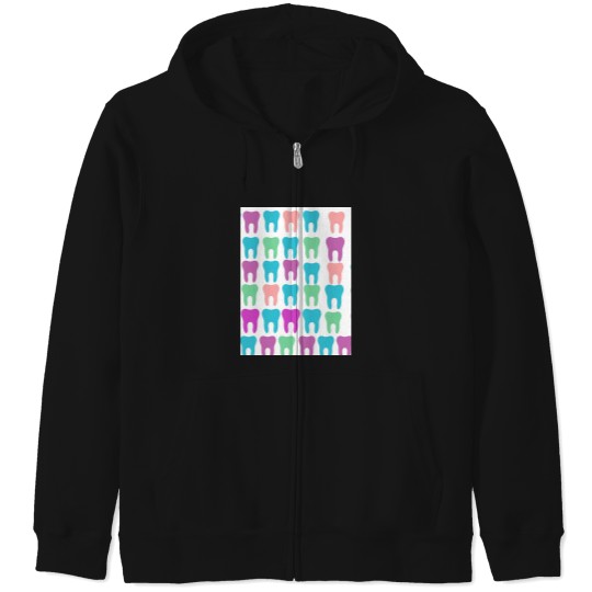 Discover Dental colorGraphic Zip Hoodies