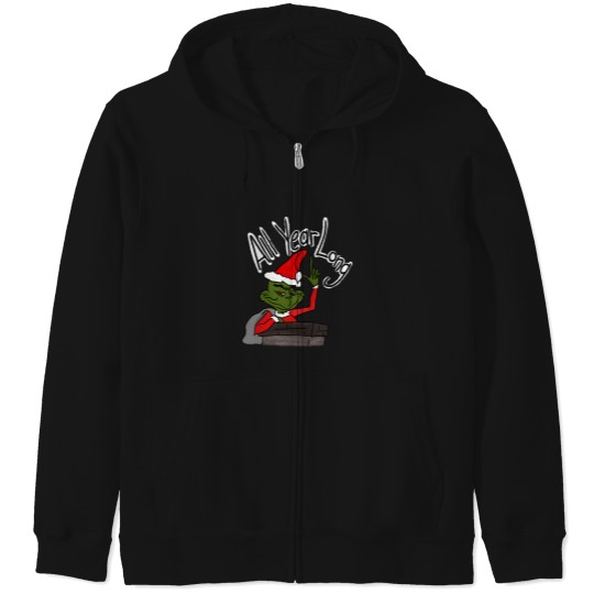 Discover The funny character who stole Christmas Zip Hoodies