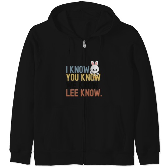 Discover Lee Know Stray Kids Funny Zip Hoodie