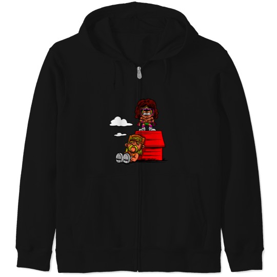 Discover Wrestling Nuts Zip Hoodies