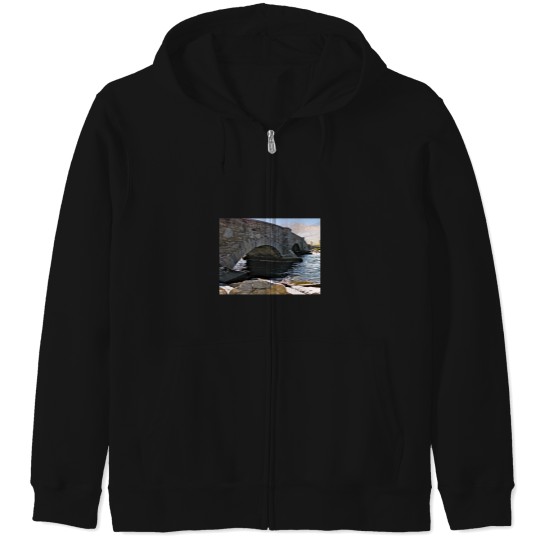 Discover Under the Bridge Long Zip Hoodies