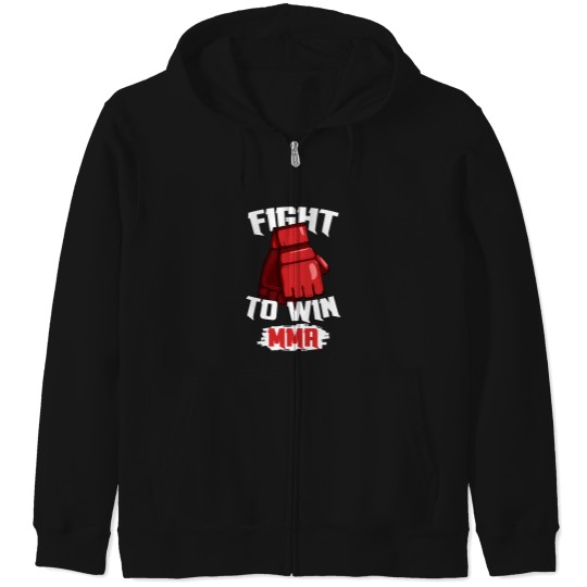 Discover Iconic Mma Gift Idea Fight For Victory Boxing Zip Hoodies