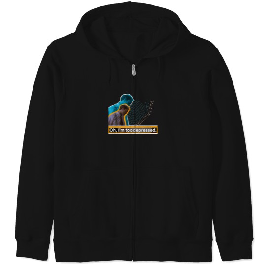 Discover Depressed Niles Zip Hoodies