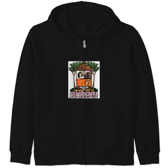 Discover LONG TERM EFFECTS OF SUFFERING - SUICIDEBOYS ALBUM COVER Zip Hoodies